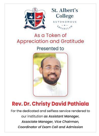 Rev. Dr. Christy Devid Pathiala